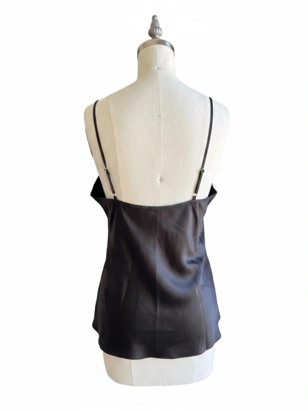 Agent Provocateur Black Silk-Satin Camisole Top NWT XS/AP1